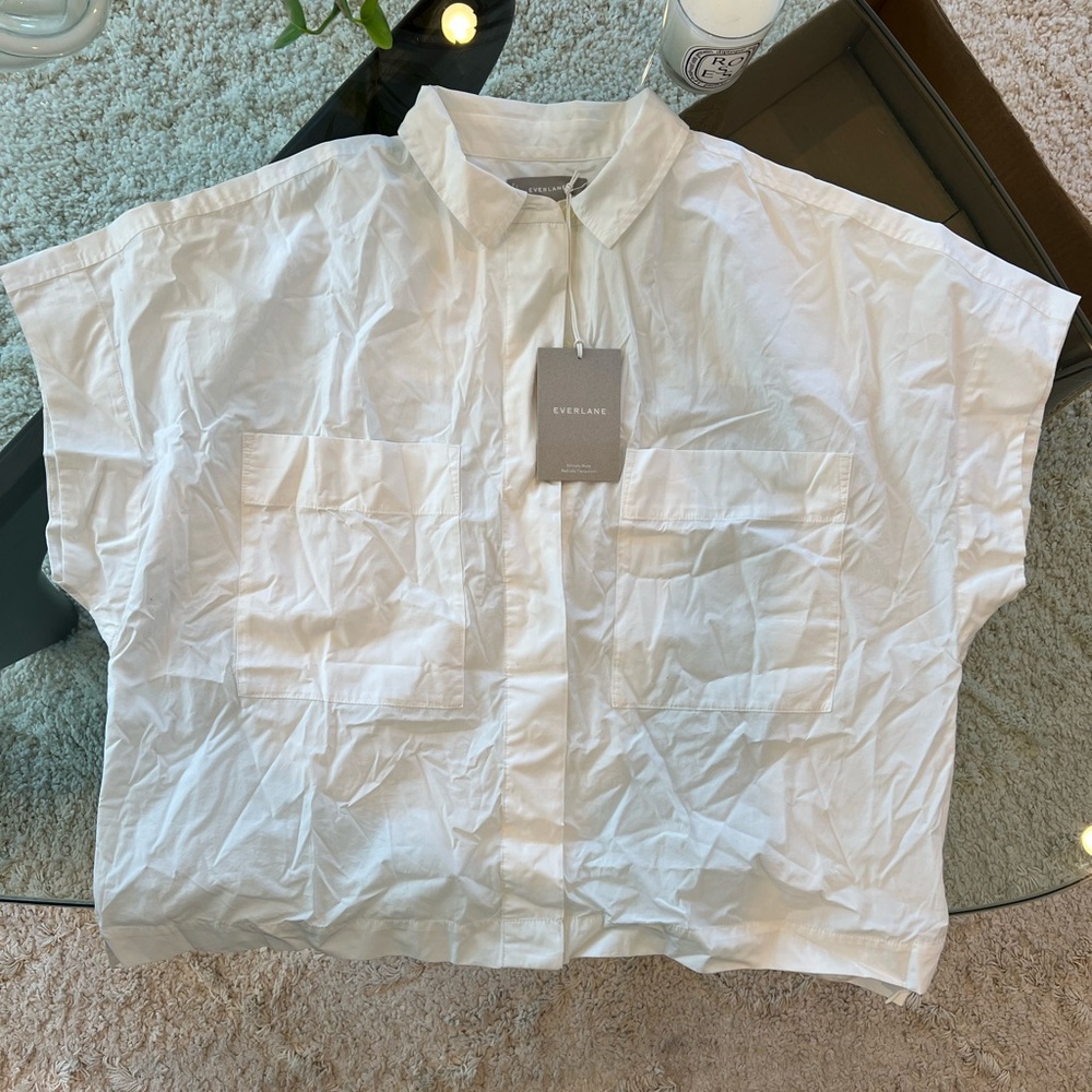 Everlane Short Sleeve Box Shirt size XL